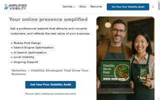 Amplified Visibility website