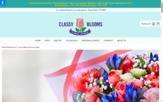 Classy Blooms Floral Studio website