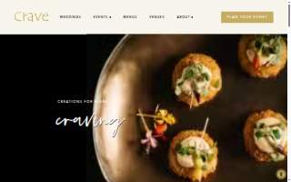 Crave Catering website