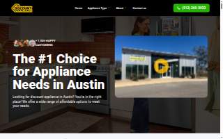 Discount Appliance Austin website