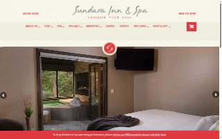 Sundara Spa website