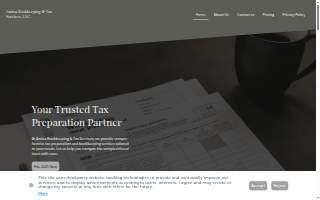 Amica Bookkeeping and Tax Services, LLC website