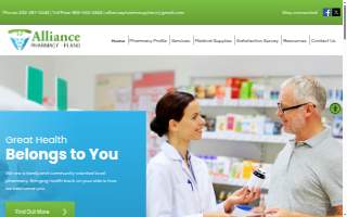 Alliance Pharmacy Plano website