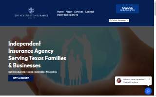 Legacy First Insurance Agency LLC website