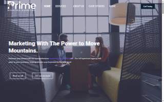 Prime Mountain Marketing website