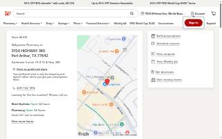 Walgreens website