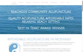 Beachside Community Acupuncture website