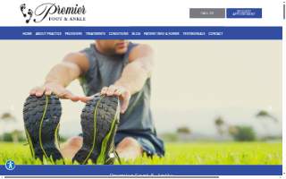 Premier Foot & Ankle website