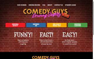 Comedy Guys Defensive Driving website