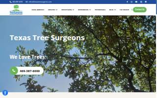 Texas Tree Surgeons of Richardson website