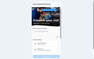 Auto Check website