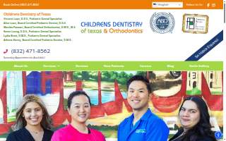 Childrens Dentistry of Texas & Orthodontics website