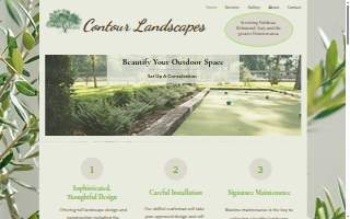 Contour Landscapes website