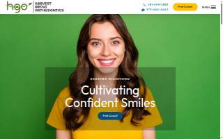 Harvest Grove Orthodontics website