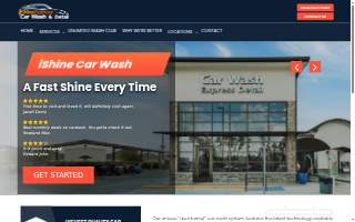iShine Express Car Wash & Detail - Richmond website