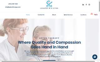 Aptus Therapy Services of Roma website