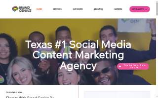 Brand Geniuz website
