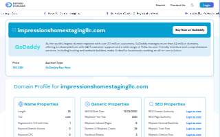 Impressions Home Staging, LLC website