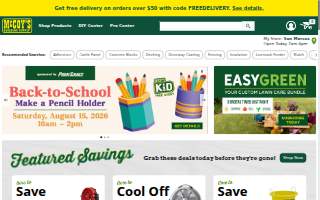 McCoys Auto Repair LLC website