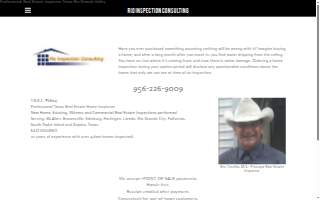Rio Inspection Consulting website