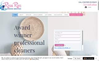 Rosa Rios Cleaning Service of Rio Grande City website