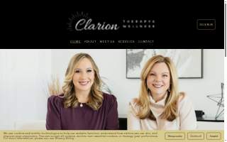 Clarion Therapy & Wellness website