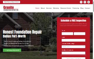 Granite Foundation Repair, Inc. website