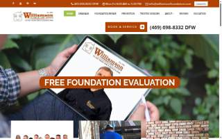 Williamson Foundation Repair website