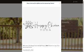 Happy Choice Yoga website