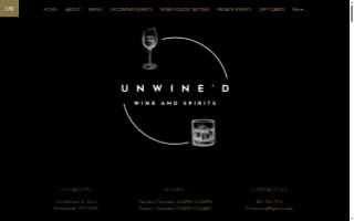 Unwine'd Wine and Spirits website