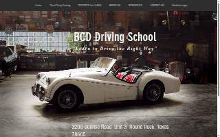 Bcd Driving School website