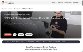 CPR Cell Phone Repair of Round Rock website