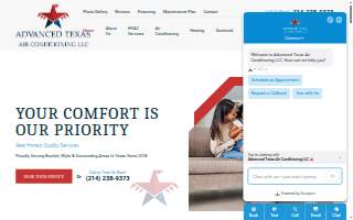 Advanced Texas Air Conditioning LLC website