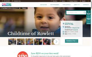 Childtime of Rowlett website