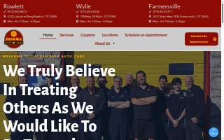 Golden Rule Auto Care website
