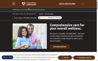Lake Pointe Dentistry website