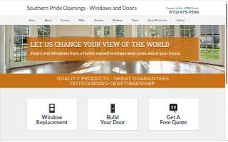 Southern Pride Openings LLC website