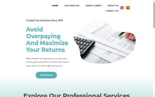 Torres Tax Services website