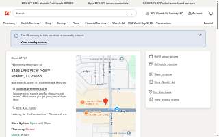 Walgreens website