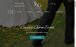 Country Charm Events website