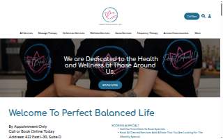 Perfect Balanced Life website