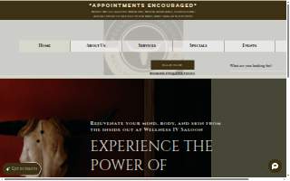 Wellness IV Saloon website
