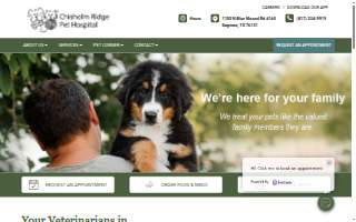 Chisholm Ridge Pet Hospital website