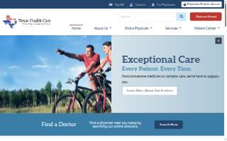 Fort Worth Orthopedics website