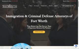 Texas Mexico Law of Saginaw website