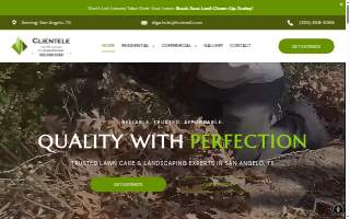 Clientele Lawn & Landscape website