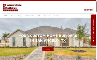 Cornerstone Builders website