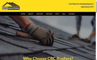 CRC Roofers, LLC website