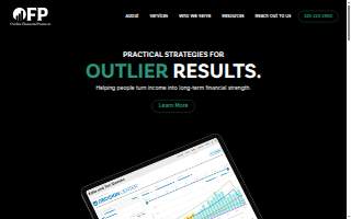Outlier Financial Partners website