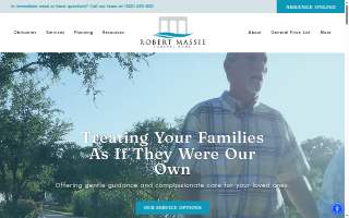 Robert Massie Funeral Home website